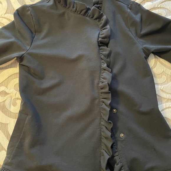 Womens Matilda Jane Black Ruffle Jacket XSmall - Picture 7 of 8